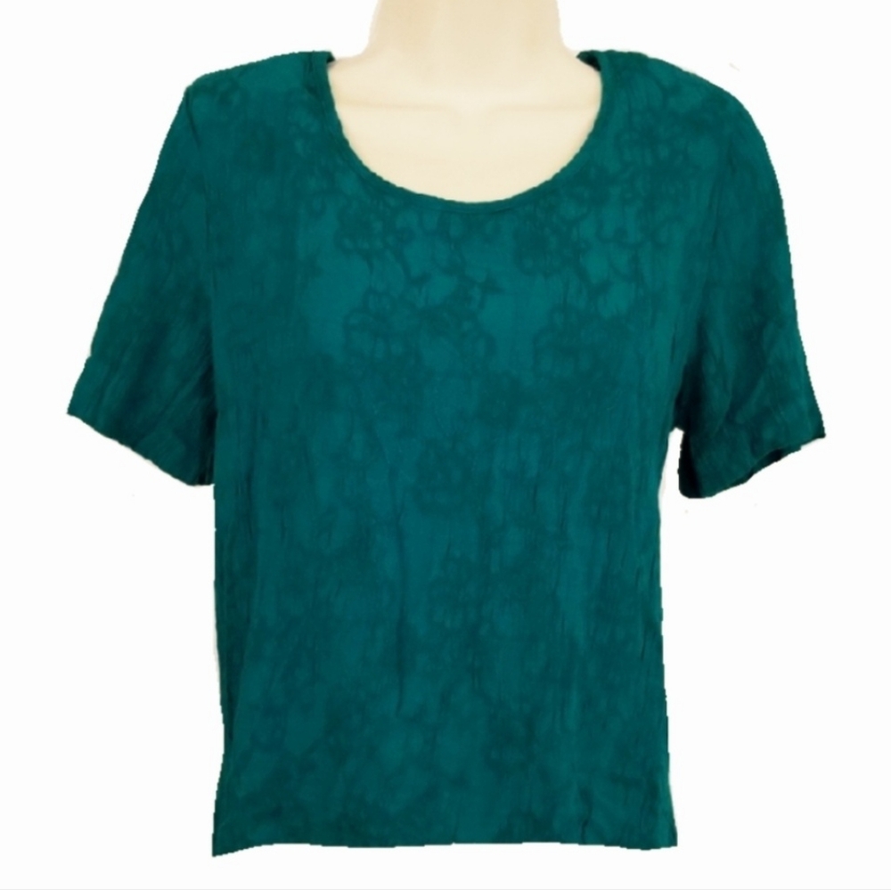 Vintage Teddi Top Green Size 12
